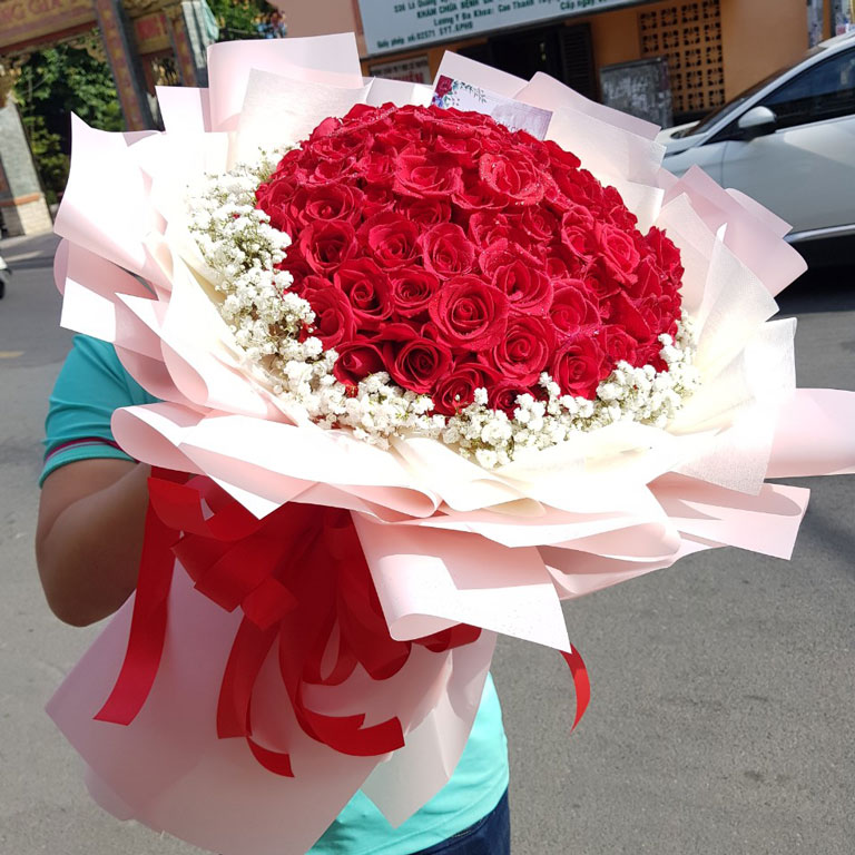 Bó hoa hồng đẹp hoa tươi quận 11