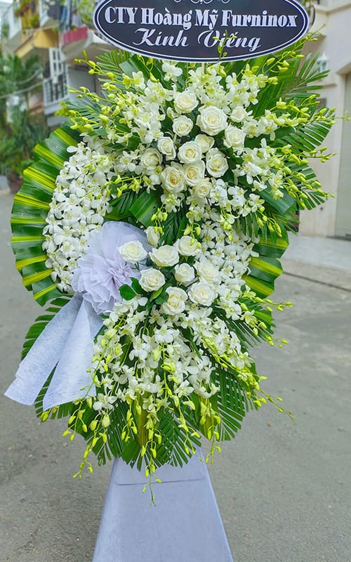 hoa chia buon 2 tang lan trang   htl550