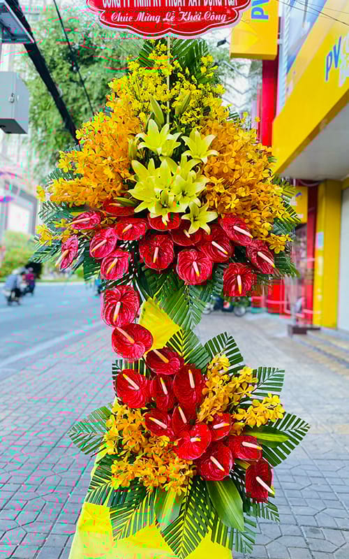 hoa chuc mung   hkt218