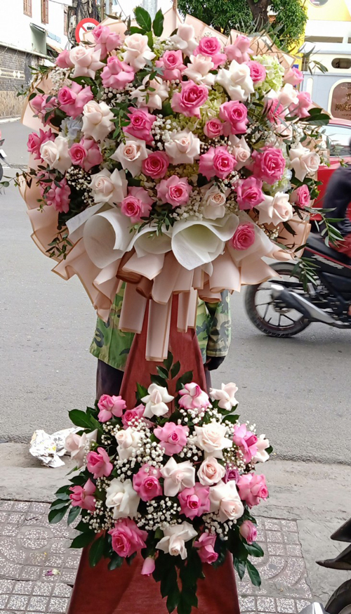 hoa chuc mung sang trong dep   hkt121