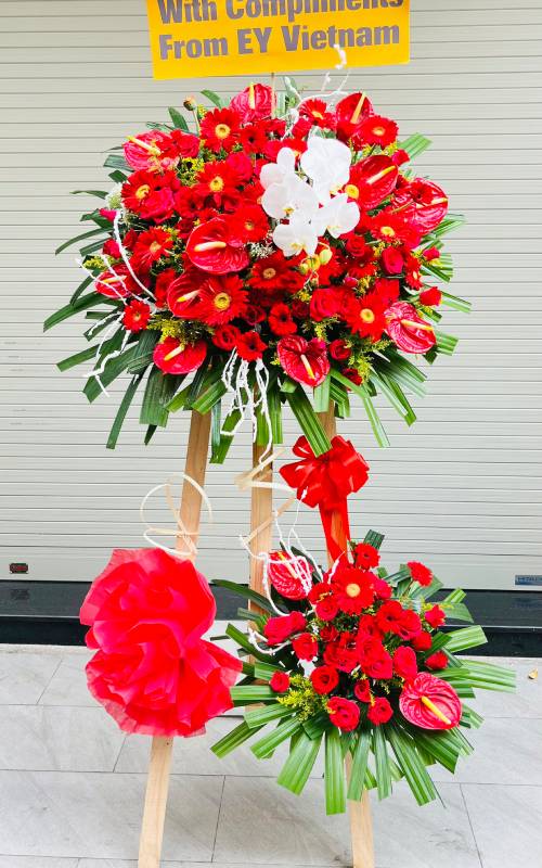 hoa tang khai truong cua hang   hkt387